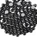 Beadsland 288 pieces flat back rhinestones nail crystals rhinestones for nails black SS30 (6.4-6.6.6mm) black SS30/288PCs