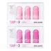 Pink Lipstick Set - Waterproof High Pigment & Non-Smudge Liquid Lip Gloss - Long-Lasting Makeup for Women - Pack of 3 - Buy Online on SooperMarket.com