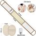 50 Inch Extra Long Loofah Back Scrubber | Exfoliating Natural Loofah Pads for Deep Clean & Rejuvenation | Ideal for Men & Women | Adhesive Hook Included - Buy Online on SooperMarket.com