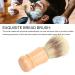 Beard Shaving Brush | Men's Wooden Handle Shaving Brush | Portable Hair Brush for Home & Salon | Lightweight Barber Brush - Buy Online on SooperMarket.com