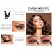 Go Ho Black Waterproof Wing Stamp Eyeliner 2 PCS - Cat Eye Winged Eyeliner Stamp for Left & Right Wing - Smudge-proof & Long-Lasting - 10MM Super Slim Felt Tip - Buy Online on SooperMarket.com