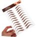 Mikinona 5 Sheets Eyebrow Stickers Simulation Eyebrow Peel off Eyebrow Sticker Fake Eyebrows Makeup Eyebrow - Buy Online on SooperMarket.com