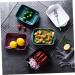 Ciieeo Square Dinner Plates Casserole Dish for Cooking Ceramic Roasting Pan Ceramics Oven Cake Pan Cheese Plates Square Baking Pans Lasagna Pans for Cooking Bbq Pan Rectangle Snack Plate - Buy Online on SooperMarket.com