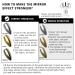 Metallic Mirror Painting Nail Polish - 2x12ml Silver & Gold - Chrome Effect Striper Gel with Brush for DIY Nail Art Manicure - Buy Online on SooperMarket.com