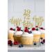 24 Pcs Gold Glitter 50th Birthday Cupcake Toppers - Celebrate Fifty Years Old Birthday Party Decor - Buy Online on SooperMarket.com