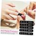 FRCOLOR Nail Polish Protector 300 Sheets Edge Sticker Patch Nail Protector Stickers Cuticle Protector for Nail Painting Manicure Protective Film Tool Nail Nail Protector Polish Nail Tape 3.00X2.50X0.10CMx3pcs As Shownx3pcs - Buy Online on SooperMarket.com