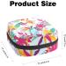 Exotic Floral Sanitary Napkin Storage Bag - Portable Period Pouch for Women and Girls - Multi-colored - Buy Online on SooperMarket.com