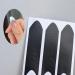 6 Pcs French Manicure Edge Stickers - Wavy Line 3D Self-Adhesive Nail Art Templates for DIY Designer Nails - V-Shaped Stencils and Fringe Decals - Buy Online on SooperMarket.com
