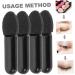 Healeved 400 Pcs Mini Eyeshadow Swab Eyelash Spoolie Eyeshadow Lip Balm Brush Black Plastic - Buy Online on SooperMarket.com