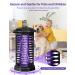 Meoligram 2-in-1 Insect Destroyer - UV Mosquito Trap & LED Fly Catcher for Indoor/Outdoor Use - Buy Online on SooperMarket.com