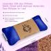 MONAHITO Lavender-Infused Weighted Eye Pillows for Relaxation - Pack of 2 Blue | Ideal for Yoga, Spa, Meditation | Hot and Cold Therapy Eye Mask for Women/Men - Buy Online on SooperMarket.com