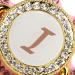 Gold Baby Pacifier Set | Rhinestone Lightweight Pacifier for Babies 6-18 Months | Cute Home Use Gift (Letter I) - Buy Online on SooperMarket.com