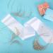 12 Blank Sashes and Tiara Set - Prom Queen Satin Sashes & Rhinestone Tiara Crown - White DIY Sash for Pageants, Birthdays, Weddings - White/Rose Gold - Buy Online on SooperMarket.com