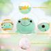 JUNERAIN Super Soft Frog Plush Stuffed Animal Hugging Pillow - 35cm Mint Green | Adorable Toy Gift for Kids, Toddlers, Boys, Girls | Cuddly Frog Decoration - Buy Online on SooperMarket.com