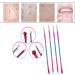 NUOMI 7 Pcs/Set Blackhead Remover Needles Stainless Steel Acne/Pimple/Comedone/Zits Fine Needles Extractor for Face Rose Forehead Cleaning Beauty Crafts with A Hard Shell Case Rainbow - Buy Online on SooperMarket.com