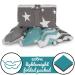 Breathable Washable Baby Diaper Wrap Pad | 50x70 cm Zigzag Gray | Reusable Infant & Toddler Ceiling Pad - Buy Online on SooperMarket.com