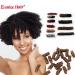 3 Packs Eunice Hair Saniya Curl Ombre Braids - 20 Inch Bouncy Synthetic Crochet Hair (1B Gray) - Free Hook Included - Buy Online on SooperMarket.com