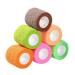 6Pcs Cohesive Bandage Pet Vet Self Adherent Bandage Wrap Bandaging Tape