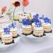 Pack of 24 Graduation Cake Decorations Graduation Cupcake Toppers Graduation Cake Decorations Cake Toppers for Graduation Parties Graduation Proms Dark Blue - Buy Online on SooperMarket.com