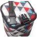 LCY Insulated Baby Bottle Cooler Bag | Holds 4 Bottles | Colorful Triangles | Hanging Strap Included - Buy Online on SooperMarket.com