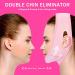 Double Chin Eliminator Chin Strap for Double Chin for Women Breathable and Comfortable V Line Lifting Mask for Women Double Chin Face Lift Prevent Sagging Get Rid of Double Chin (Pink) - Buy Online on SooperMarket.com