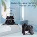 Busypiggy Camping Fan with LED Lantern - Portable Solar Tent Light and USB Rechargeable Desk Fan - Buy Online on SooperMarket.com