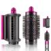Anti-Flying Nozzle + Round Volumizing Brush for Dyson for Airwrap Styler HS01/HS05 970750-01 969489-01 Smoothing Dryer Attachment for Dyson Airwarp
