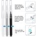 Patelai 100-Piece Interdental Brush Set - Effective Tooth Cleaning Tools for Oral Hygiene | Black White Gray Toothpick Flossers - Buy Online on SooperMarket.com