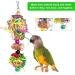 Aobuviou 3 Pack Budgie Toys Parrot Toys Bird Toys for Caged Birds Cockatiel Toys Bird Shredding Toy Foraging Shredder Toy Parrots Chewing Toys Parrot Cage Shredder Toy for Small Parakeets - Buy Online on SooperMarket.com