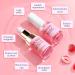 Saviland Gel Nail Polish Remover Kit - 2*15ML Strawberry Cuticle Oil Included - Quick & Easy Gel Polish Removal - Moisturizing & Soothing Formula - Pink Gel Nail Polish Remover - Buy Online on SooperMarket.com