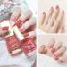 TBeautfave Coral Nail Polish Quick Dry Nail Polish Long Lasting Nail Varnish Pastel Nail Polish Non-Toxic Water Based Formula Breathable Nail Polish for Home DIY Nail Art BeanPaste - Buy Online on SooperMarket.com