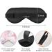Haskirky Light Blocking Eye Mask for Deep Sleep - Breathable & Adjustable for Men and Women - Perfect for Travel, Yoga, Meditation - Watercolor Pink - Buy Online on SooperMarket.com