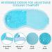 MIVORA Cooling Gel Mask for Puffy Eyes - Hot Cold Therapy for Migraine, Dark Circles, Sinus Pain - Reusable, Light Blue - Buy Online on SooperMarket.com