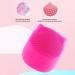Toseky Face Exfoliator Scrubber | Penguin Shape Vibrating Face Scrub Brush - Rechargeable Wash Brush for Deep Cleaning Skin Waterproof Skin Care Face Brushes Red - Buy Online on SooperMarket.com