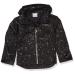 Columbia Kids Youth Girl's Rain Scape Jacket, Waterproof & Breathable, Extended Fit Black Foil X-Large