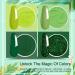 Honey Joy Dip Powder Nail Kit - 4 Colors Mint & Deep Forest Green, Dipping Powder Set - Base Top Coat for Manicure - Salon Quality DIY Nail Art - No LED Lamp Needed - Buy Online on SooperMarket.com