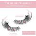 HERBENJOY Fluffy False Lashes Fake Eyelashes 5 Pairs Lash Extension with Small Pearl Decoration Cat Eye False Eyelashes 3D Faux Eyelashes for Costume Party Stage Performance Festival Celebrations - Buy Online on SooperMarket.com