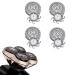 Shaver Replacement Heads for Skull Shaver Pitbull Gold Pro Shaver Fits Pitbull Platinum Pro Shaver Replacement Blade (4PCS)