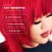 XMONDO Color Fire Red Hair Dye & Mask | Vegan Formula with Bond Boosters & Hyaluronic Acid for Nourishment | 8 Fl Oz | International Shipping Available - Buy Online on SooperMarket.com