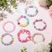 Hicarer 20 Pieces Girl Beaded Bracelets Cute Rainbow Bead Bracelets Colorful Bracelets Princess Bracelets Stretchy Bead Bracelets for Prince Birthday Present (Elegant Style) - Buy Online on SooperMarket.com