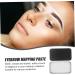 MUSISALY Eyebrow Drawing Eyebrow Makeup Tools Brow Contour Paste Aluminum Box 1 count (Pack of 1) Black - Buy Online on SooperMarket.com