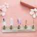 Anself Acrylic Nail Holder & Practice Board Premium Nail Displayer in Gold for Professional Nail Art - Buy Online on SooperMarket.com