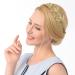 DIGUAN Wide Fishtail 2 Strands Synthetic Hair Braided Headband - Bohemian Beauty Accessory for Women and Girls - Buy Online on SooperMarket.com