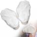 Exfoliating Mitt - Body Scrubber  2 PCS Shower Brushing Mitt  Bath Scrubbing Mitten  Natural Body Exfoliator for Deep Cleansing  Spa Exfoliation Gloves for Men and Women (Vegetable Fiber)
