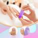 Nail Buffer Blocks 20 PCS - Professional Mini Nail Buffer for Gel & Natural Nails - Nail Polish Buffing Block for Home & Salon Use (Purple) - Buy Online on SooperMarket.com