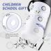 Kids 12oz Stainless Steel Insulated Water Bottle - BPA Free, Leak-Proof, White Racing Design - Keeps Drinks Hot/Cold - Ideal for School Boys and Girls - Buy Online on SooperMarket.com