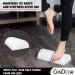 CanDo Full-Skin PE Foam Roller 6 x 36 - White Half-Round 36-inch for Muscle Restoration, Massage Therapy, Sport Recovery, Physical Therapy - Buy Online on SooperMarket.com