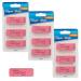 Paper Mate 70502 Pink Pearl Eraser Medium 10/Pack