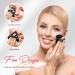 AMMON 6 Pcs Black Triangle Soft Makeup Powder Puff Set - Velour Makeup Sponge Puff for Loose Mineral Powder & Body Contouring - Buy Online on SooperMarket.com