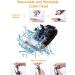 Dog Clippers Rechargeable Low Noise Cordless Pet Clippers with 4 Guide Combs and Cleaning Brush Nail Kits - Buy Online on SooperMarket.com
